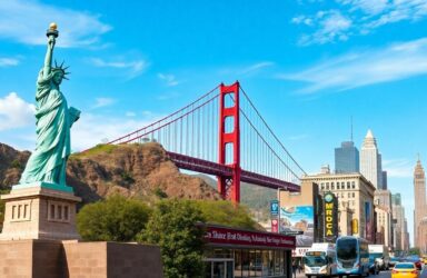 Paysages emblématiques des États-Unis pour un voyage inoubliable.